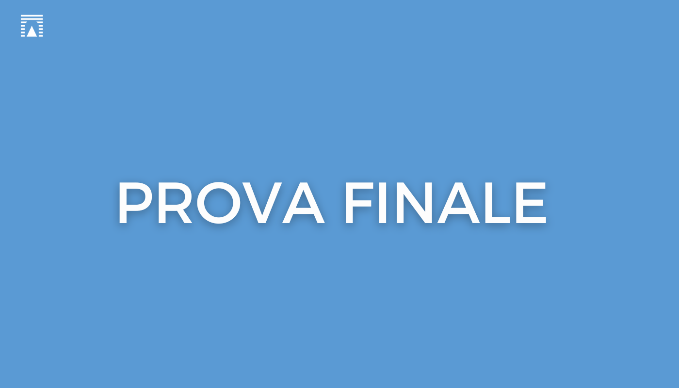 prova finale